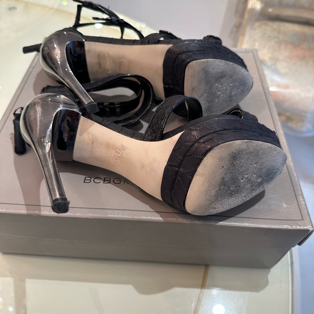 Bcbg Glazed Python Heels - image 4
